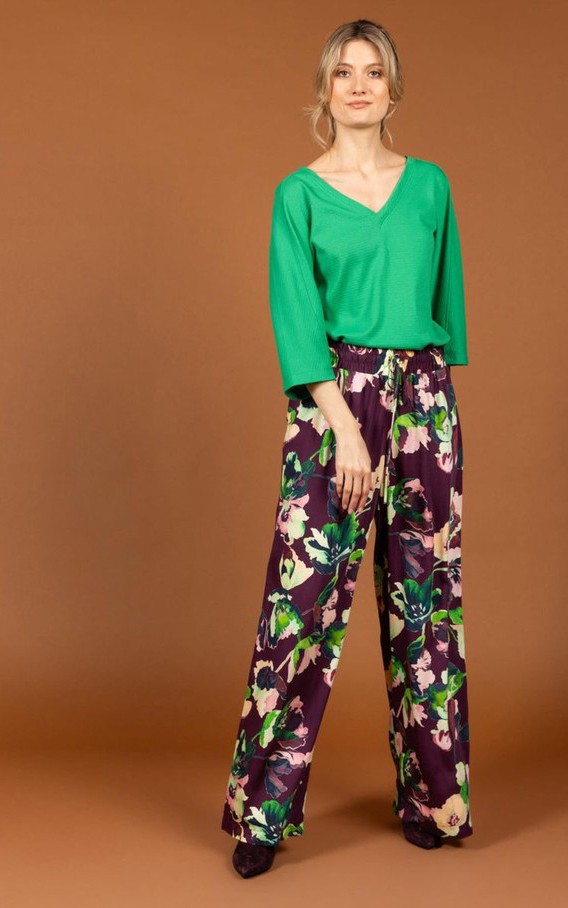 Aubergine Broek