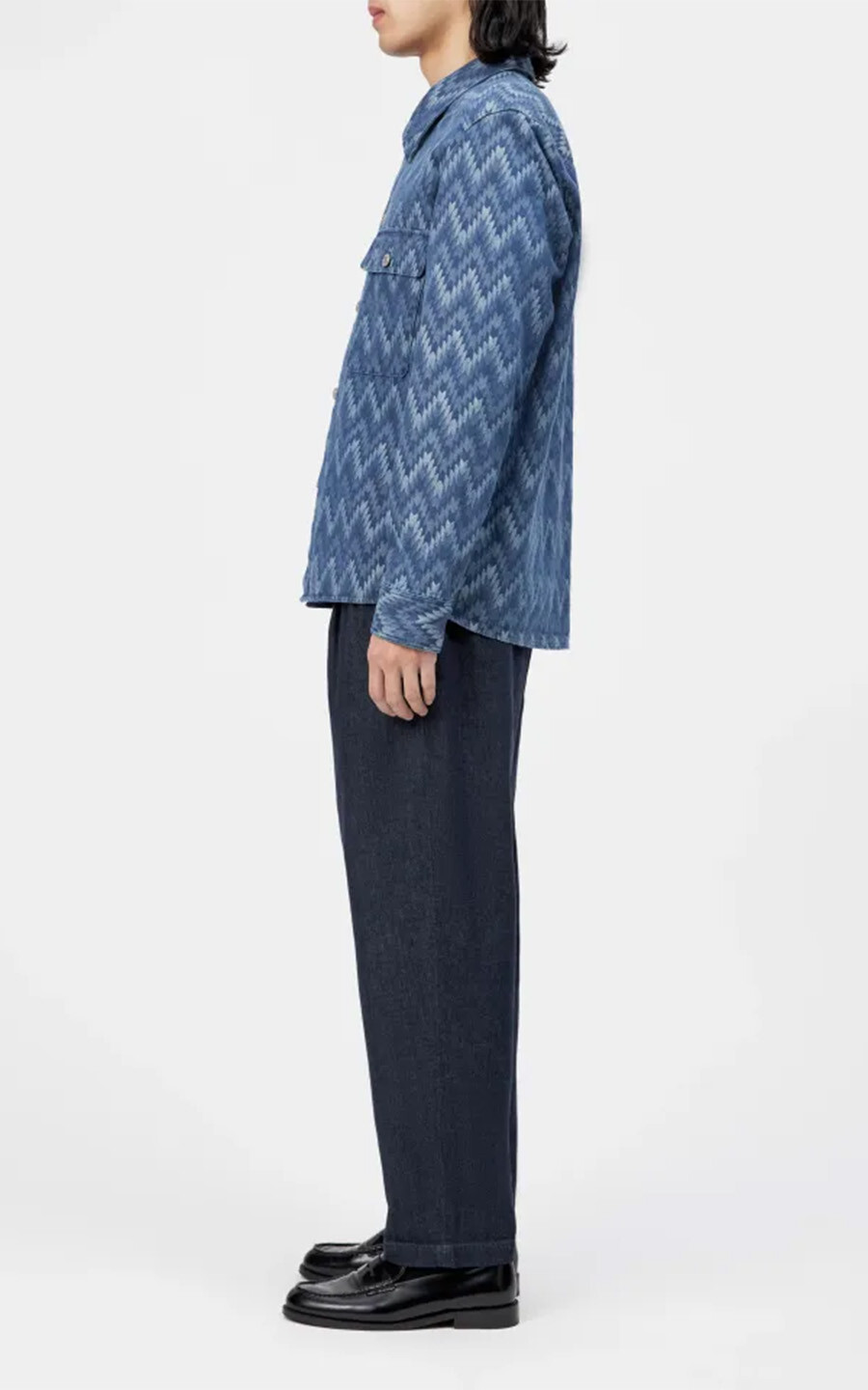 Blauw Overshirt image