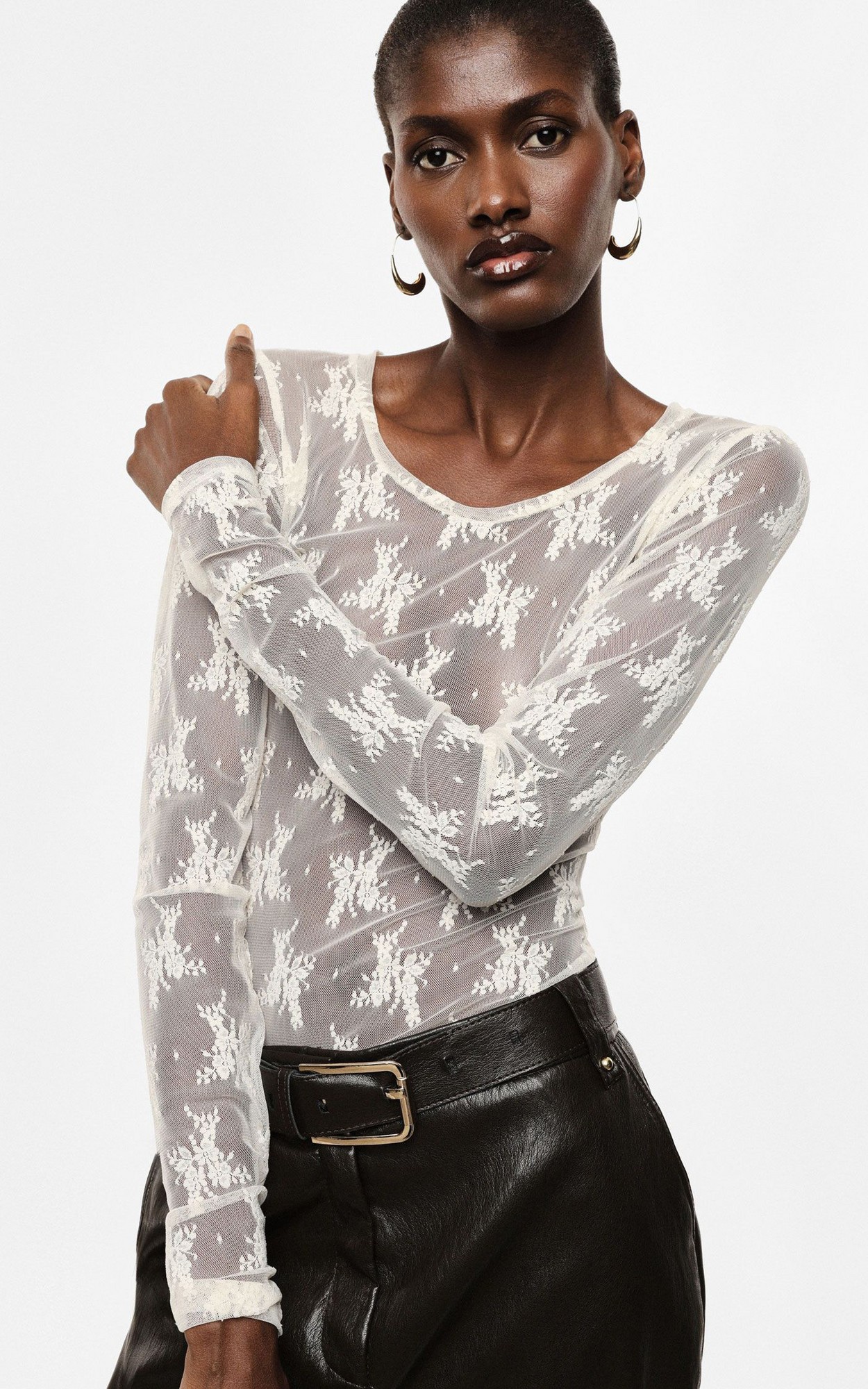 Beige Top image