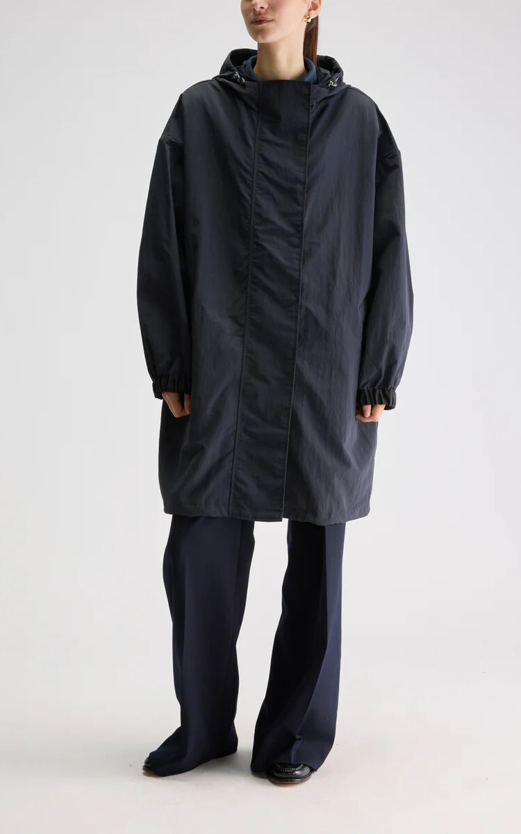 Marineblauw Jas image