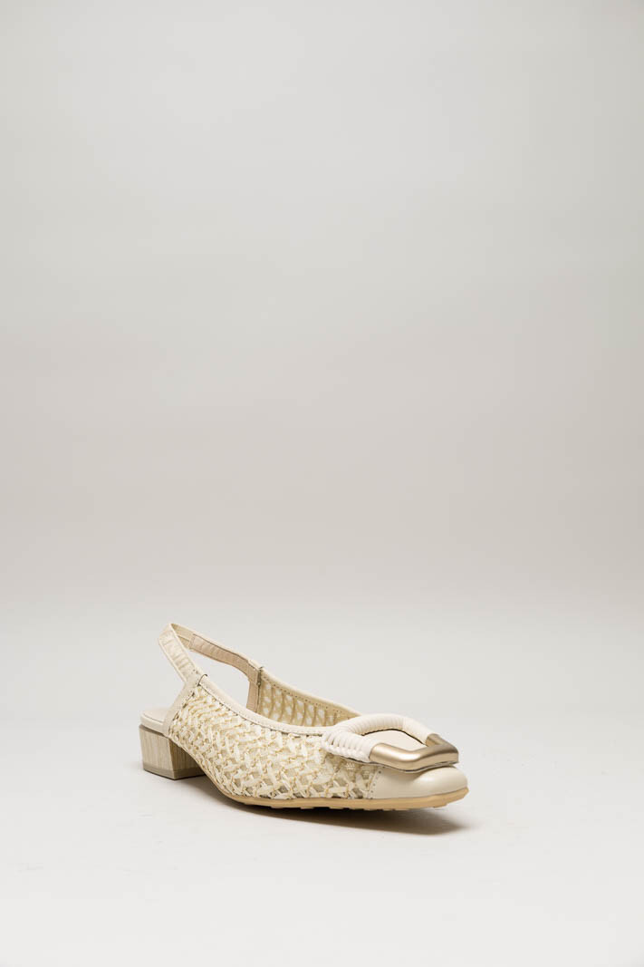 Lichtbeige Ballerina