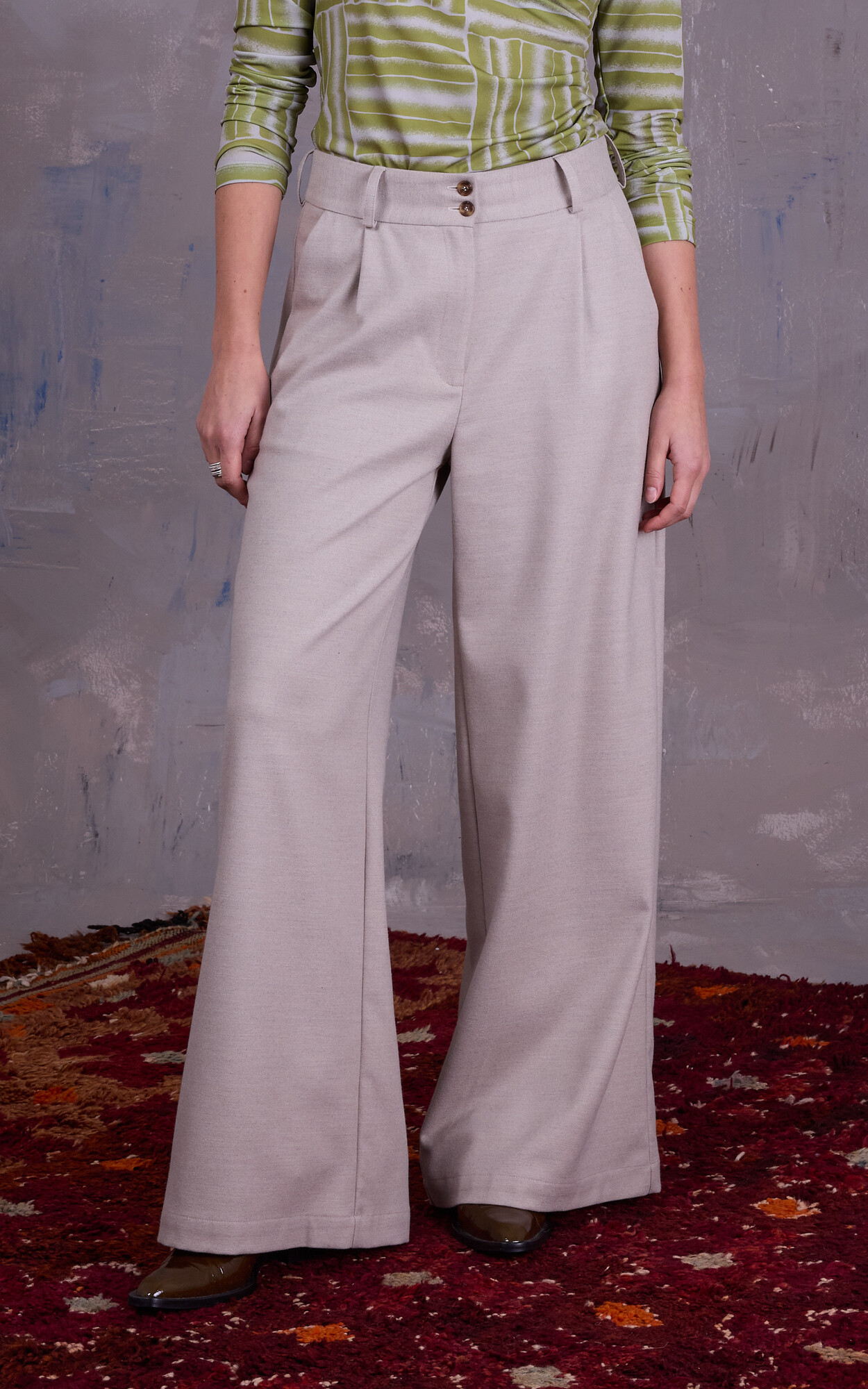 Greige Broek