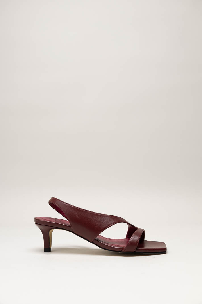 Bordeaux Sandaal hak