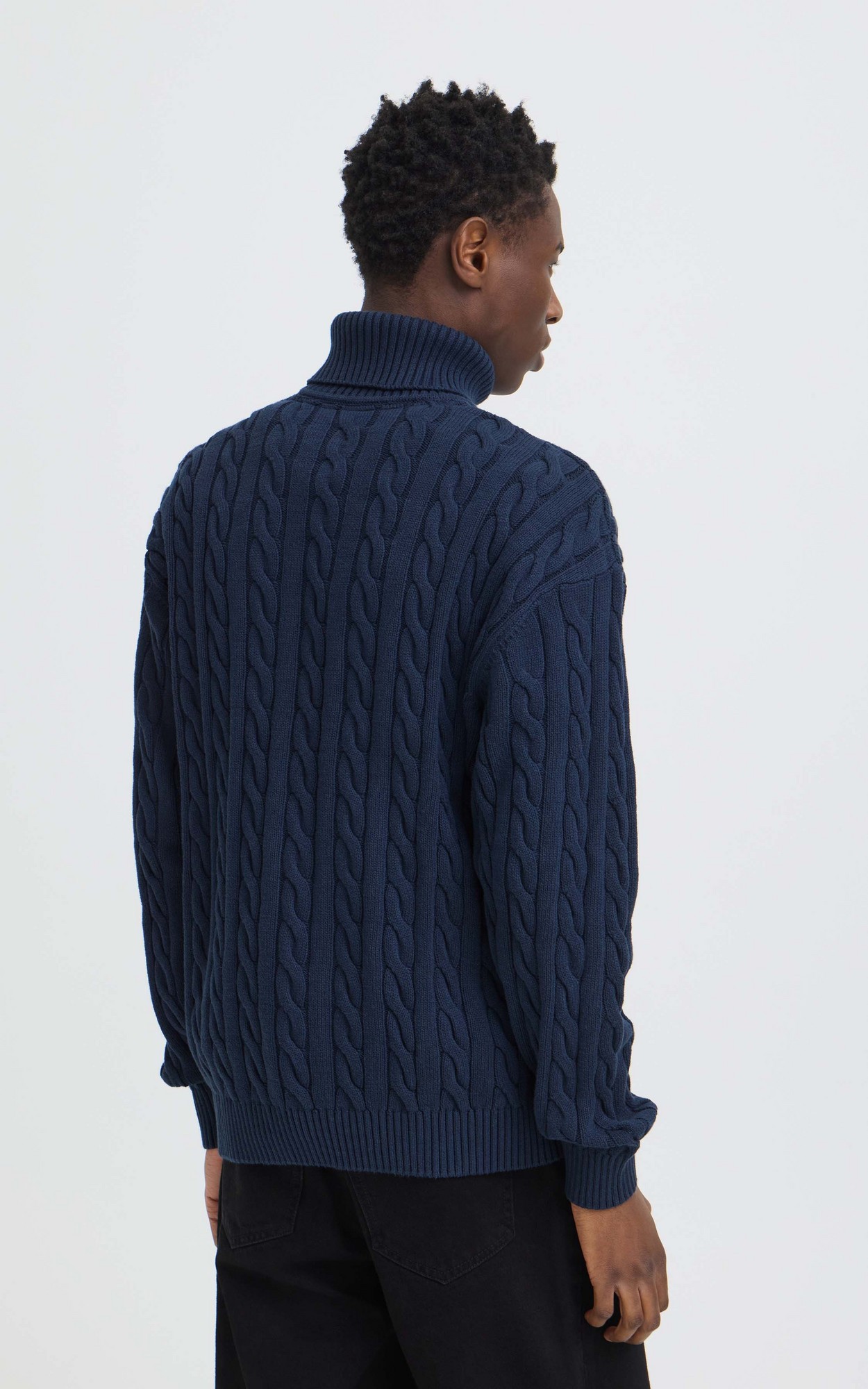 Marineblauw Trui