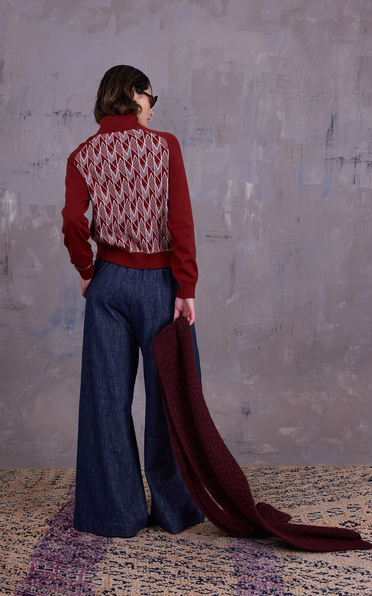 zoom in on Roestbruin Cardigan image Roestbruin Cardigan image