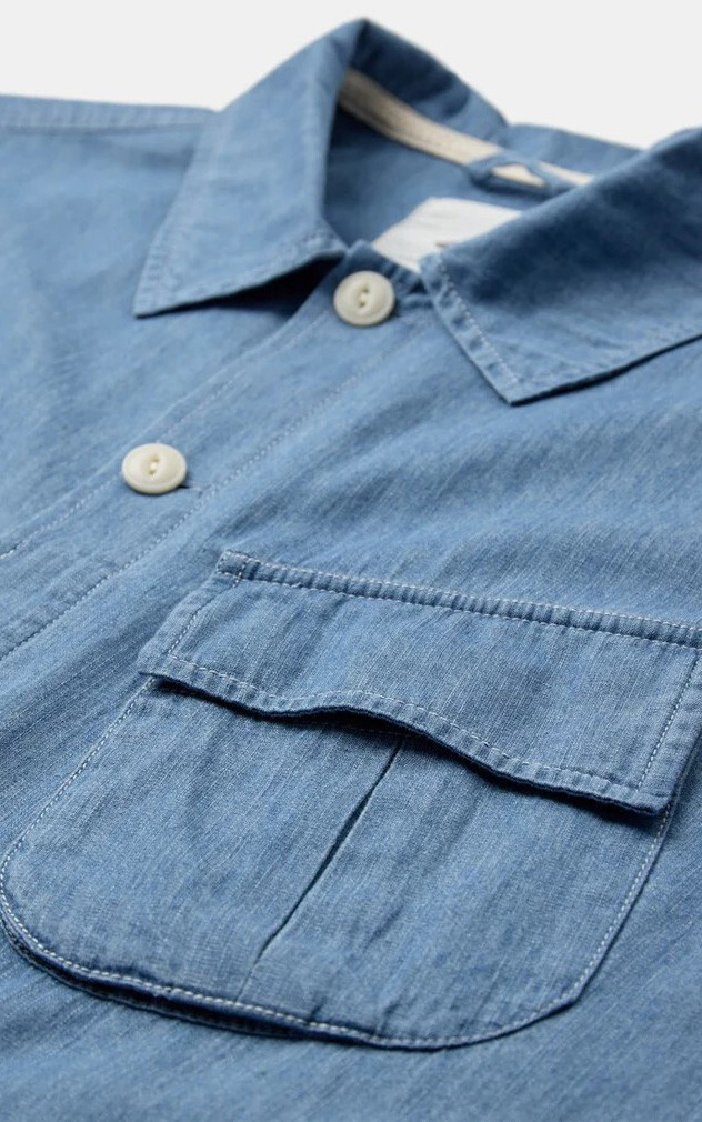 Lichtblauw Overshirt image