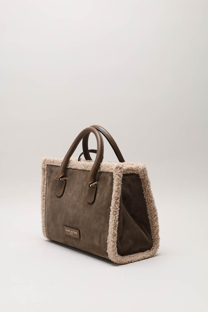 Taupe Handtas