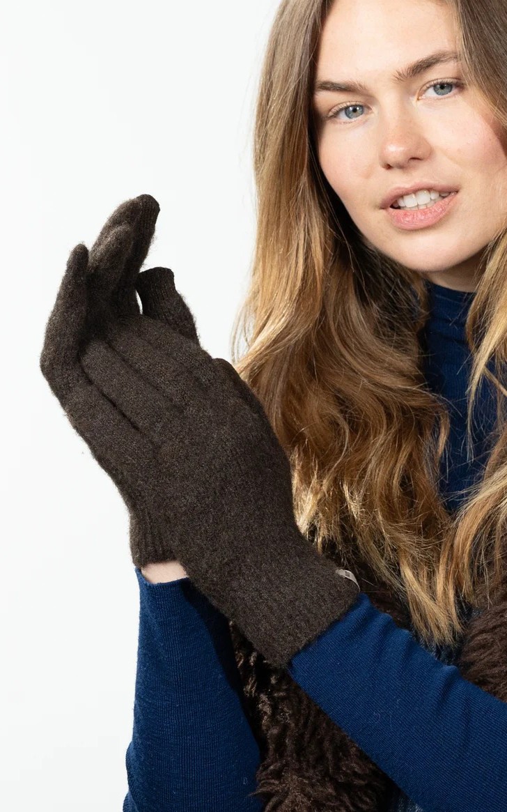 Donkerbruin Handschoenen