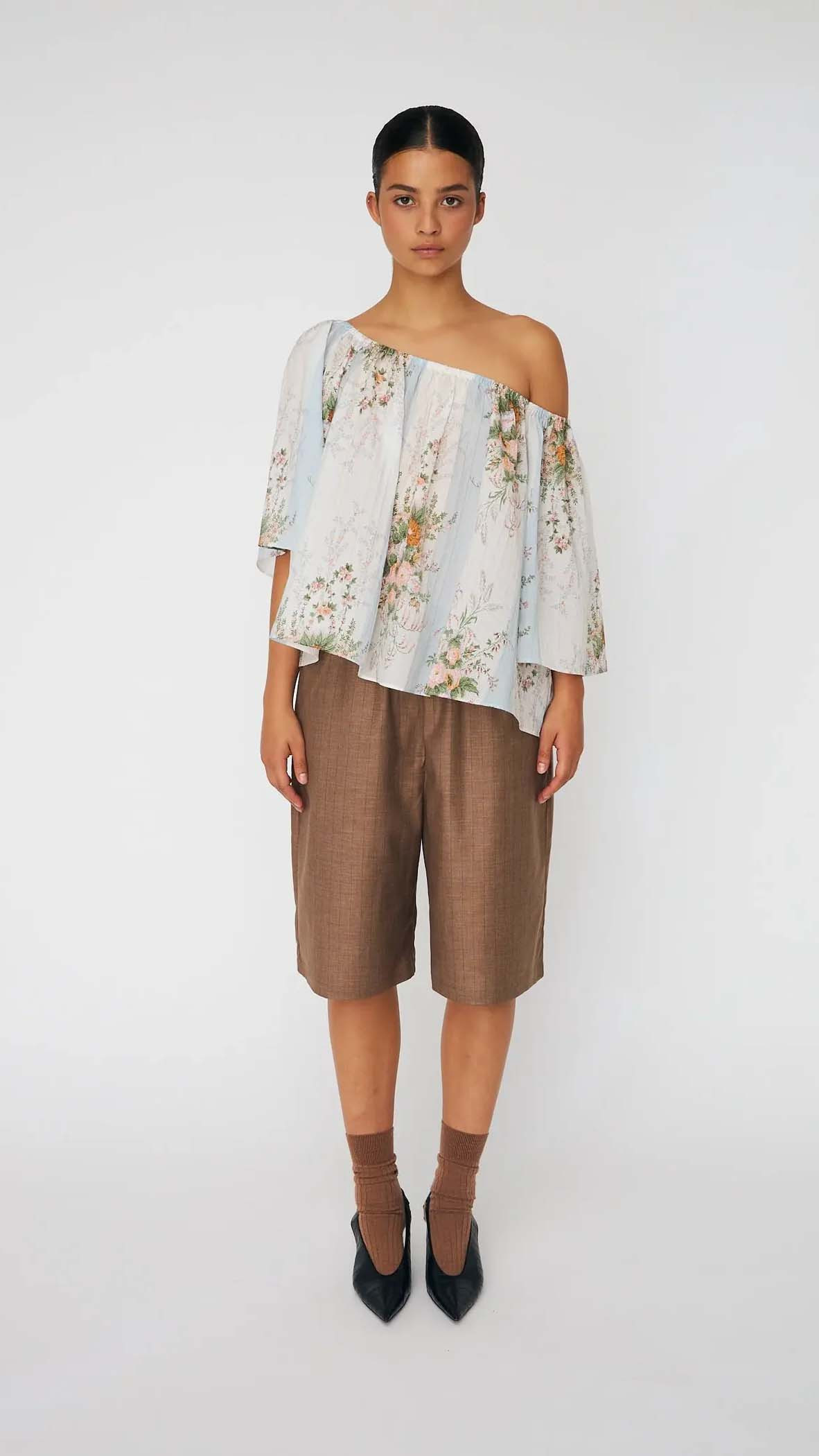 Lichtblauw Blouse