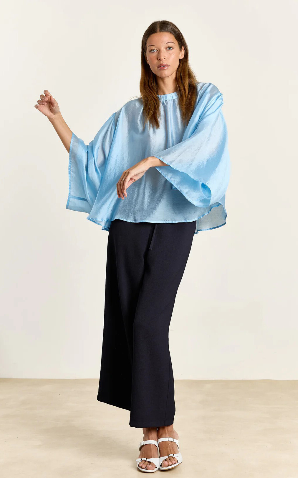 Lichtblauw Blouse image