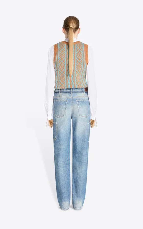 Blauw Jeansbroek