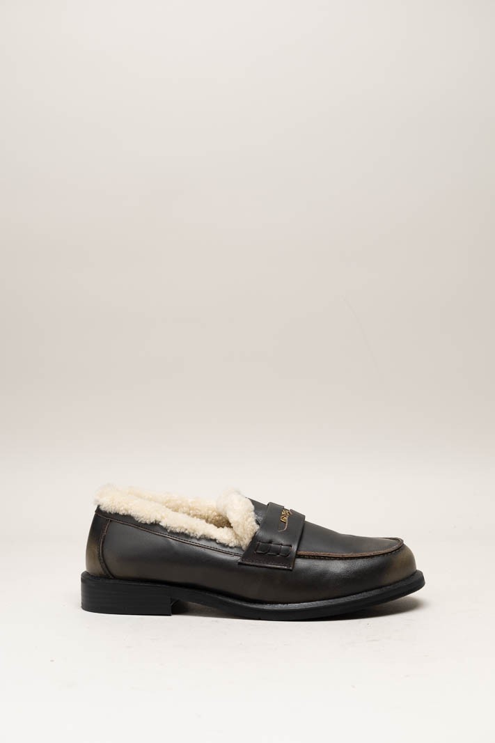 Donkerbruin Mocassin