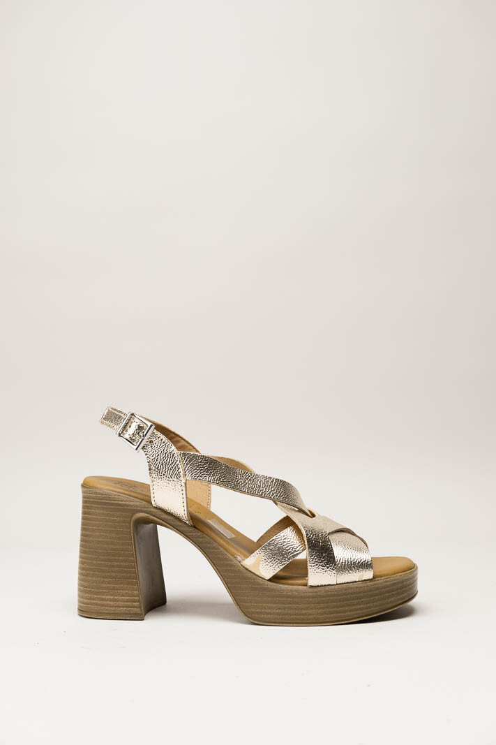 Goud Sandaal hak