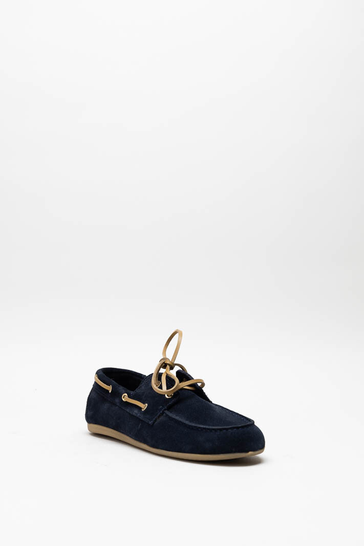 Donkerblauw Mocassin