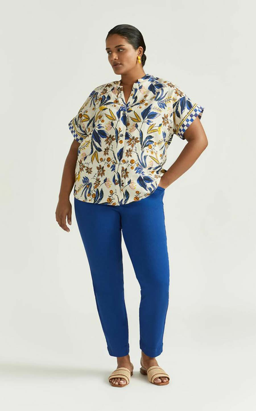 Blauw Blouse
