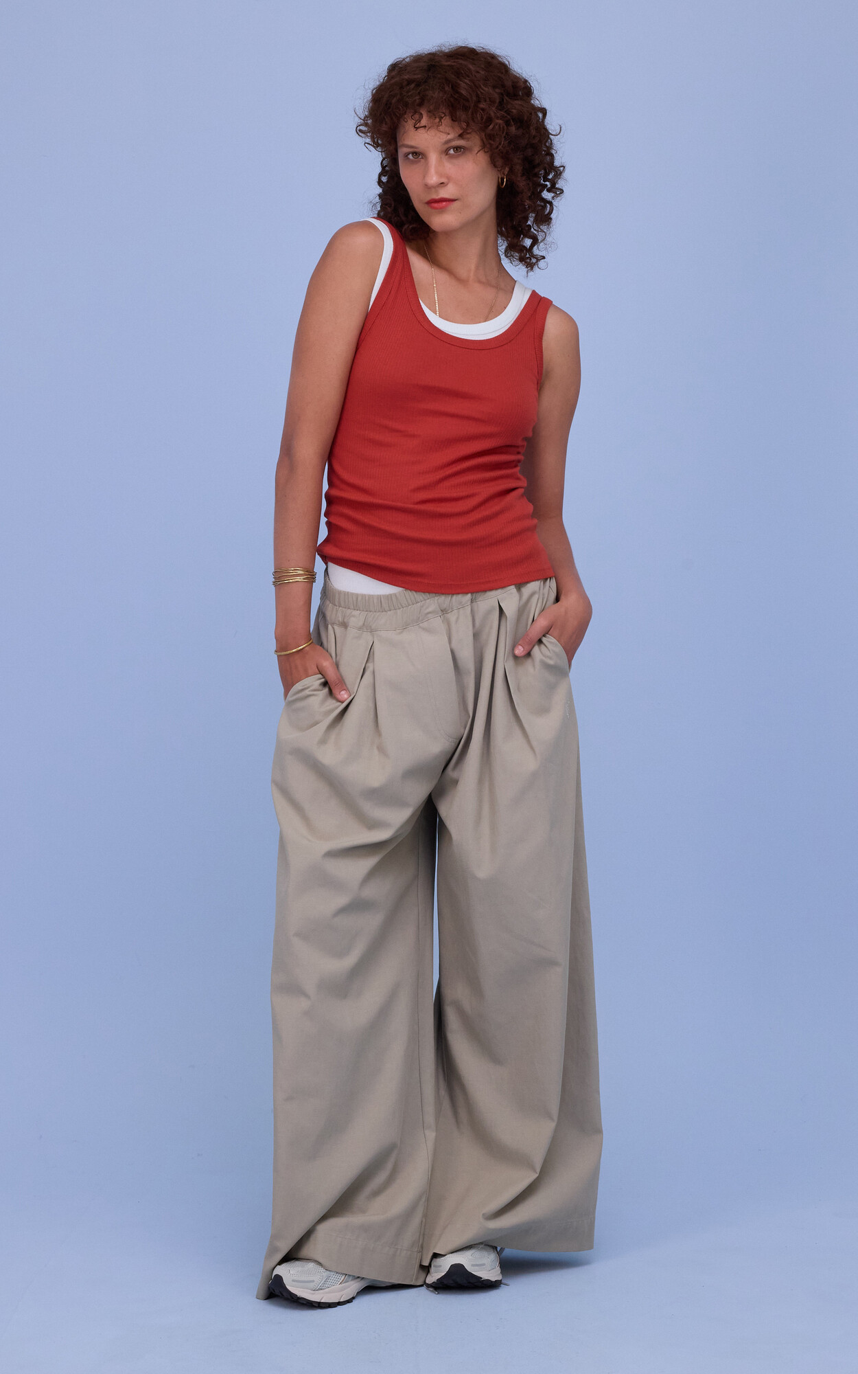 Roestbruin T-shirt/top