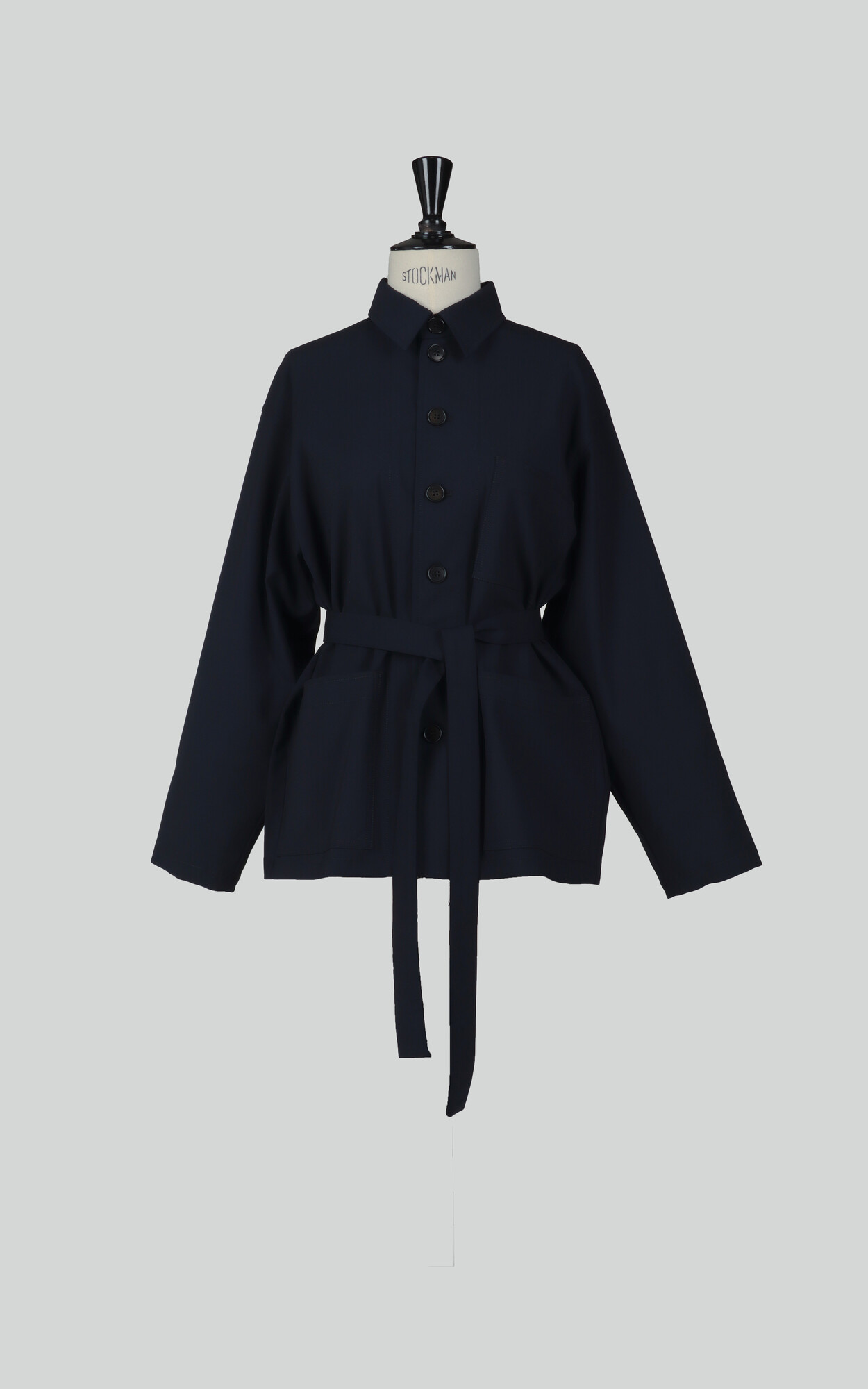 Marineblauw Jas