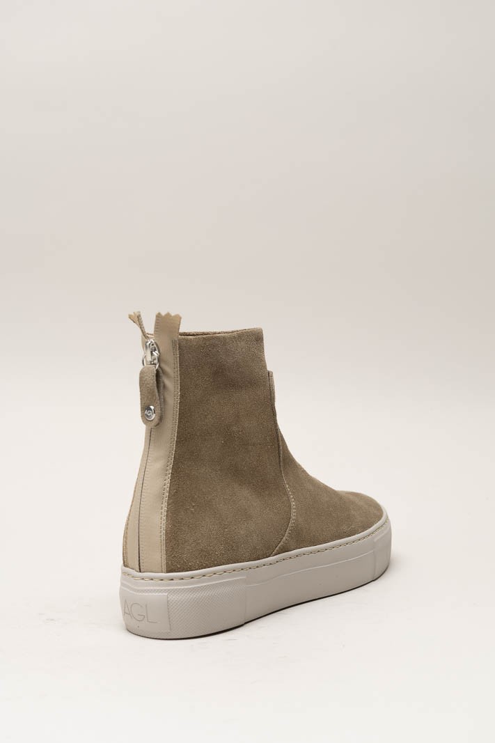 Taupe Enkellaars plat image