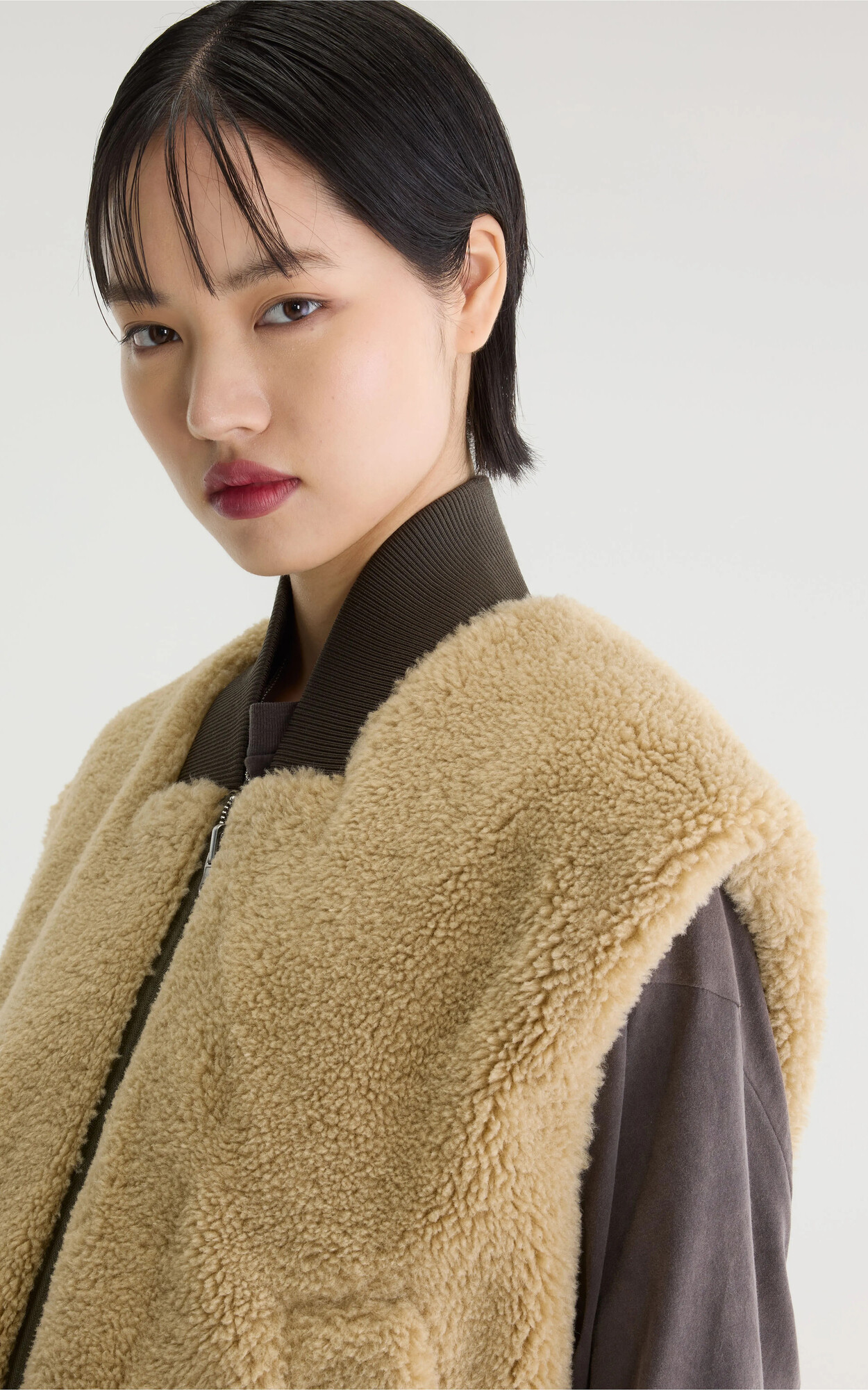 Bruin Vest mouwloos image