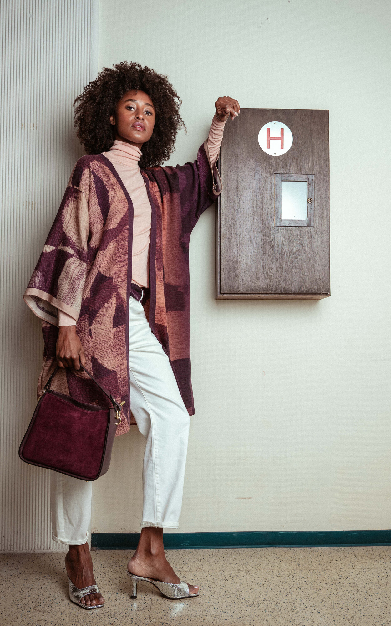 Aubergine Cardigan