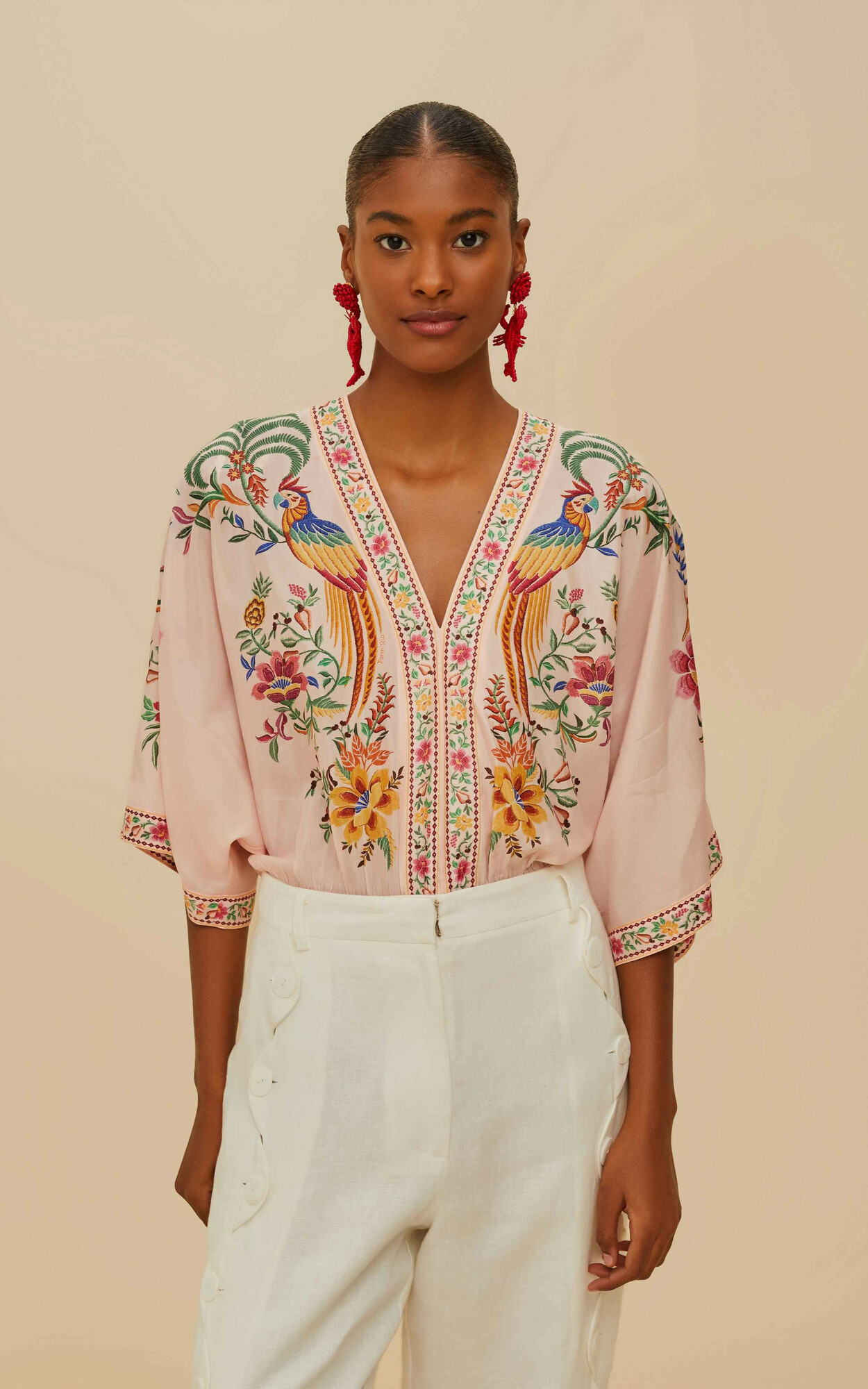 Roze Blouse