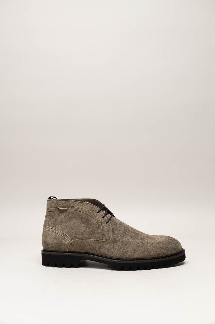Taupe Veterschoen hoog