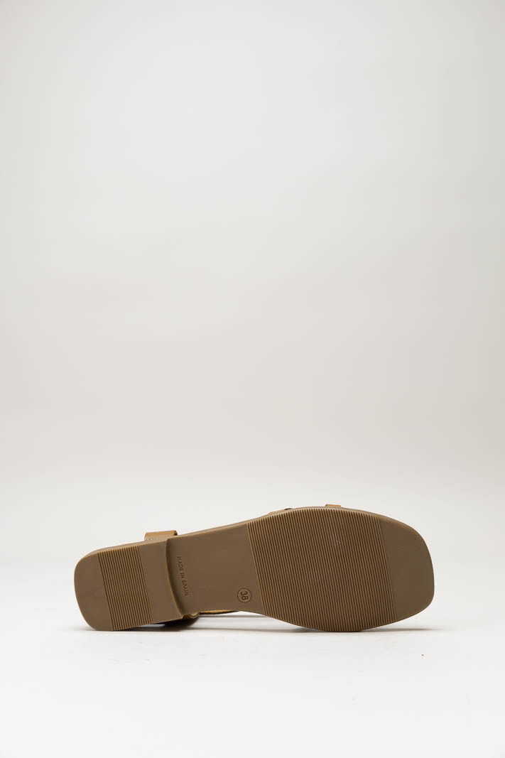 Bruin Sandaal plat image