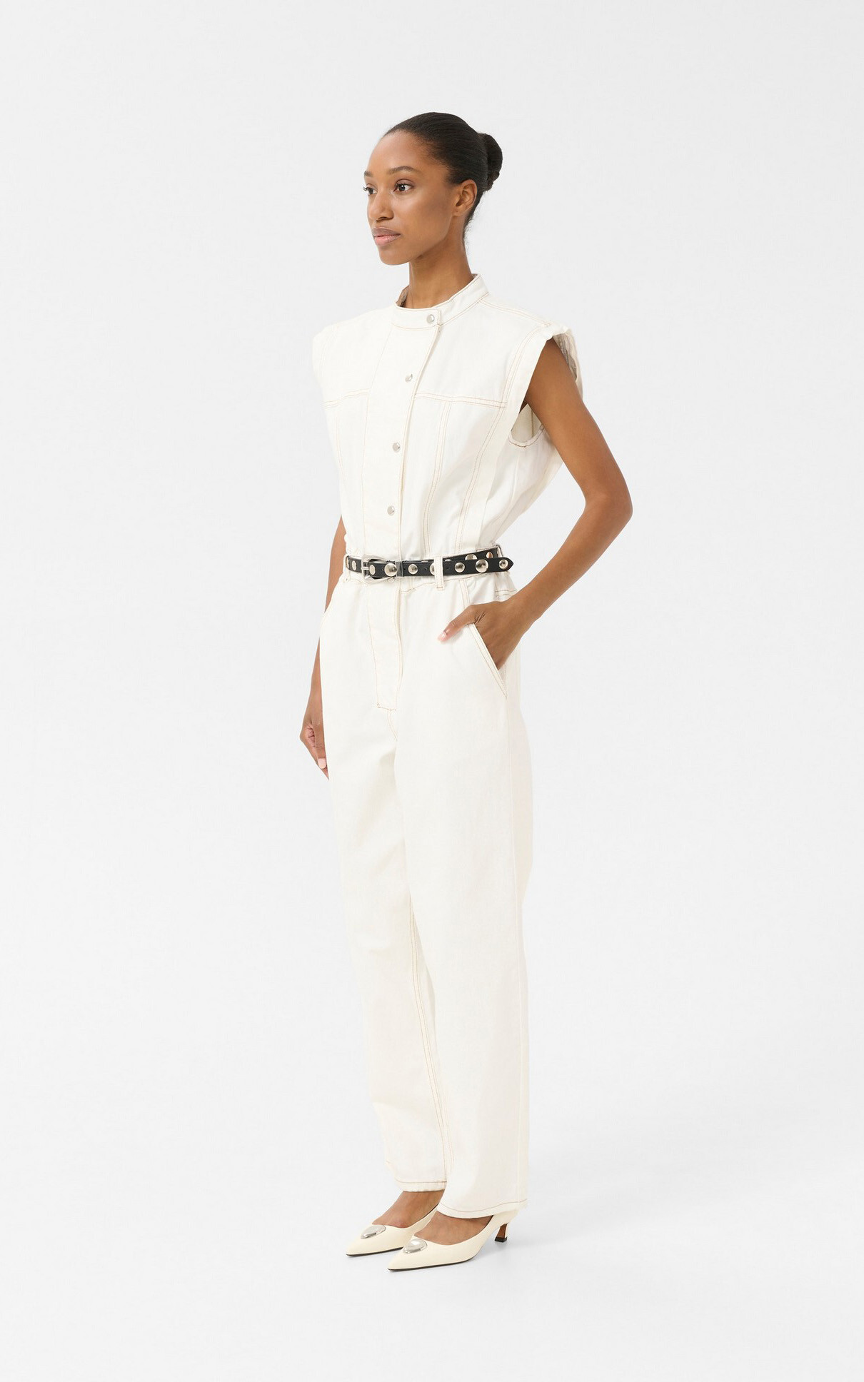 zoom in on Ecru Jumpsuit image Ecru Jumpsuit image