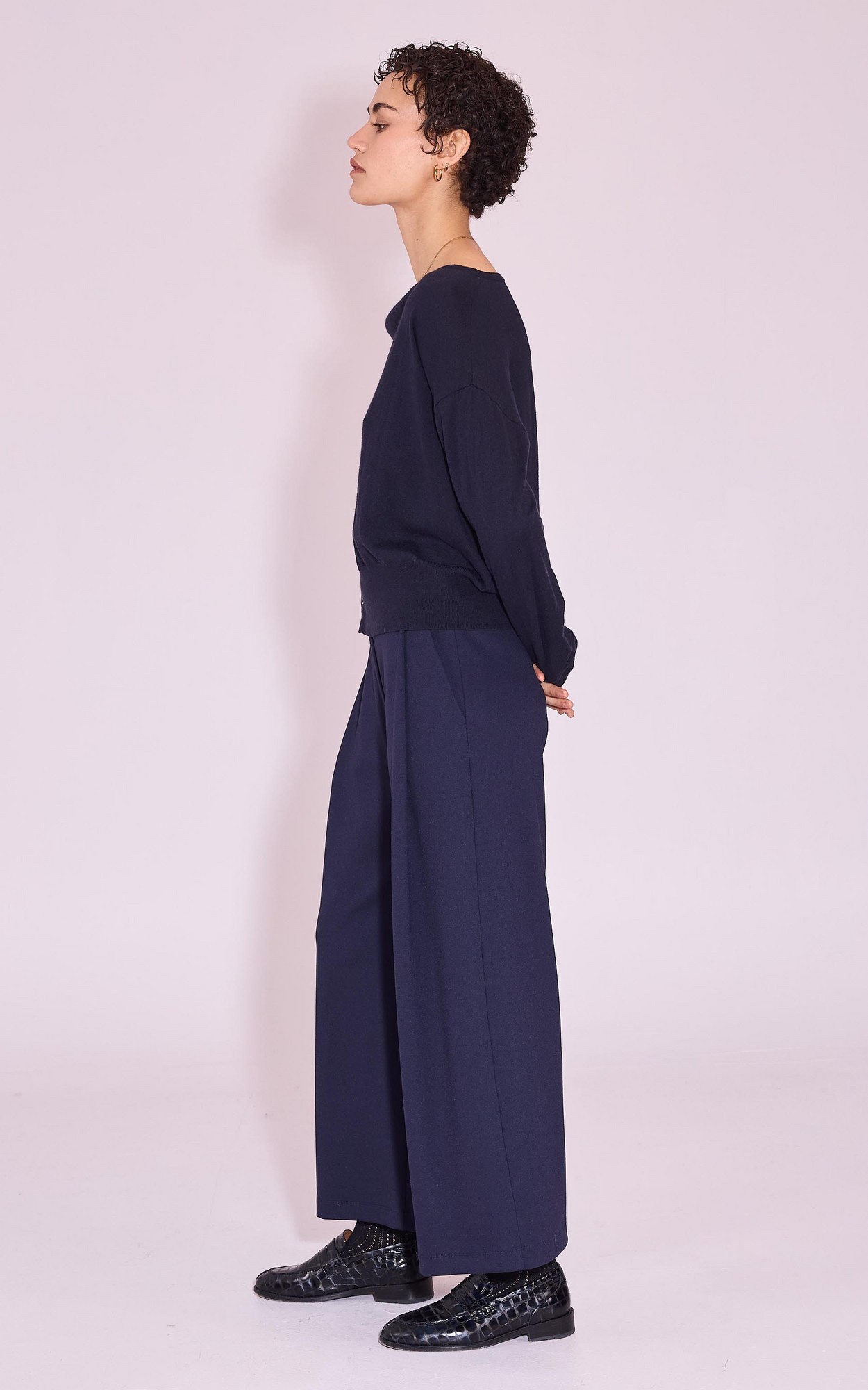 Donkerblauw Trui image