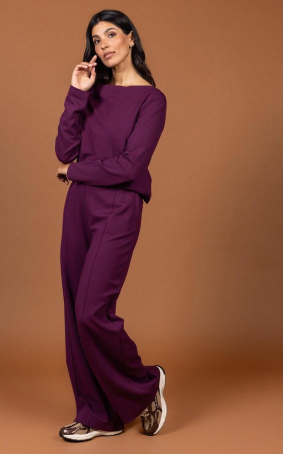 Aubergine Broek image