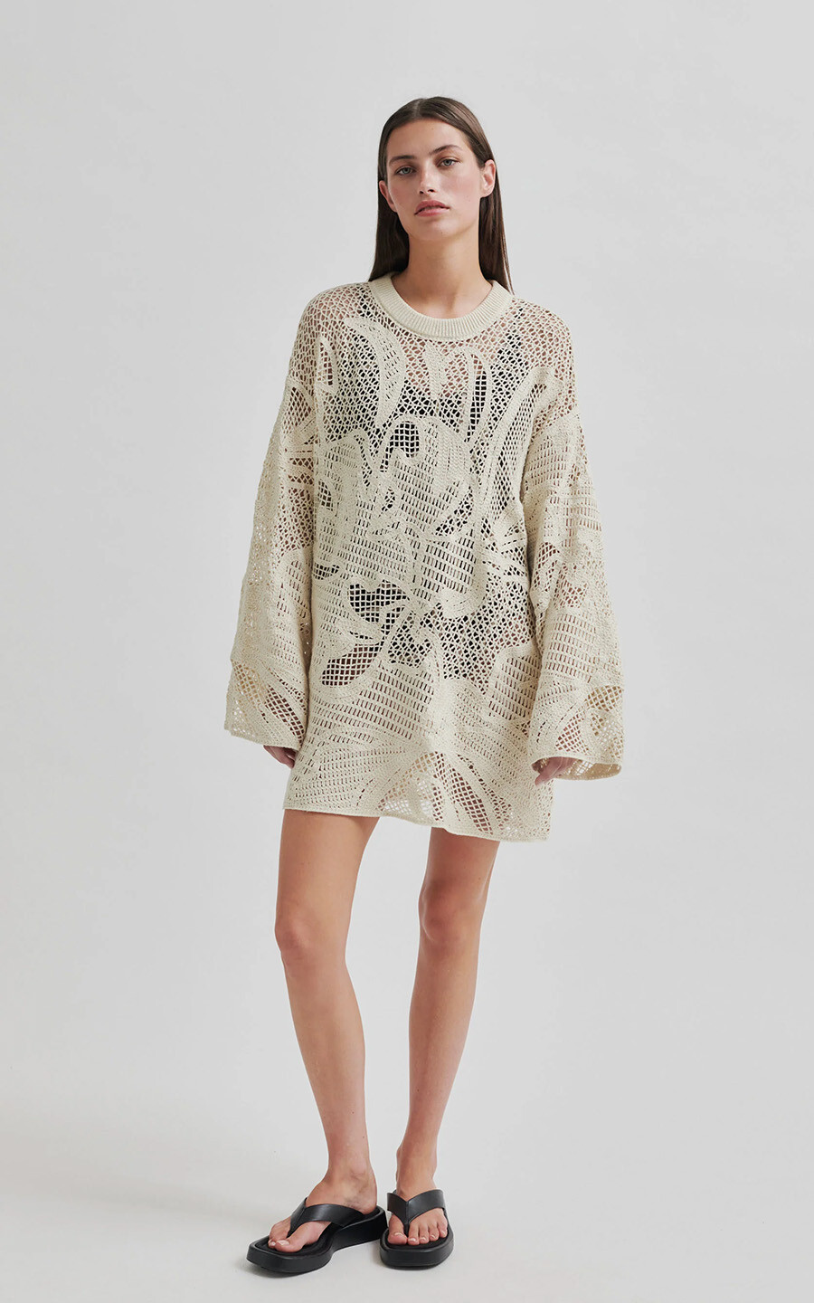 Beige Jurk