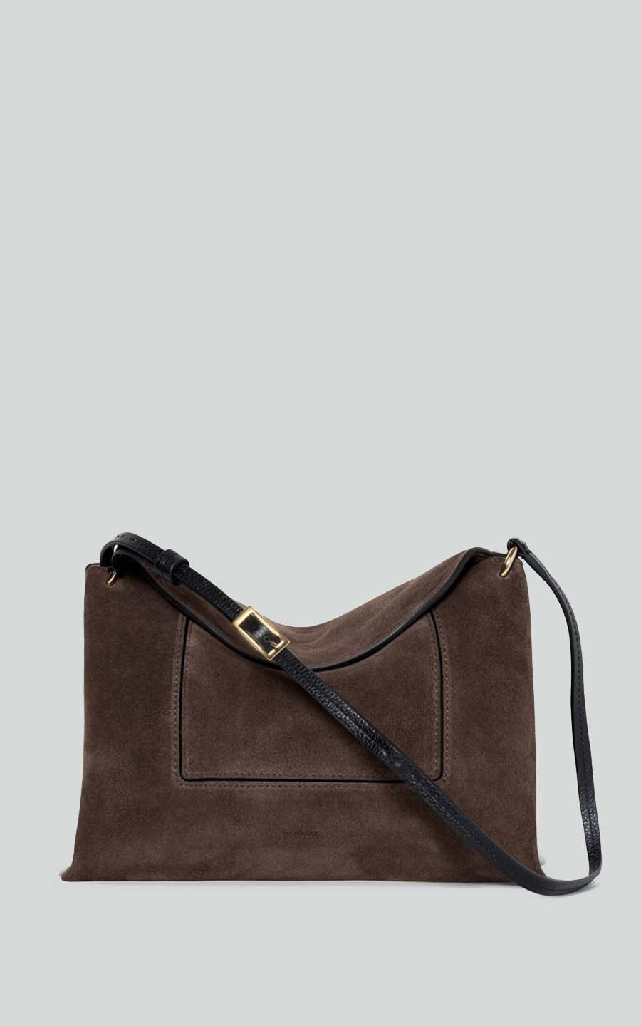 Donkerbruin Schoudertas