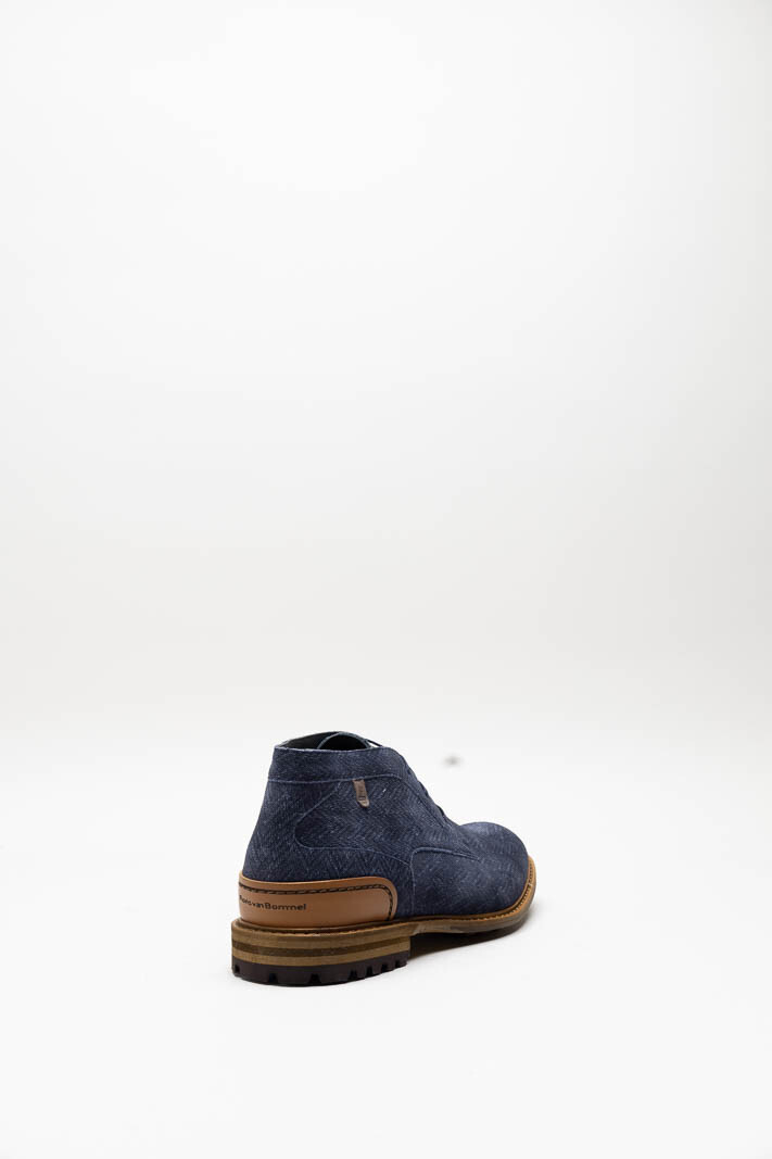 Donkerblauw Veterschoen hoog image