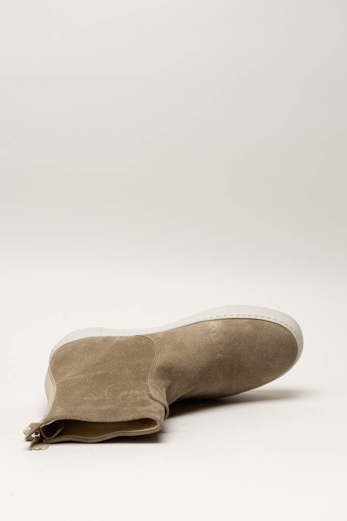 Taupe Enkellaars plat image