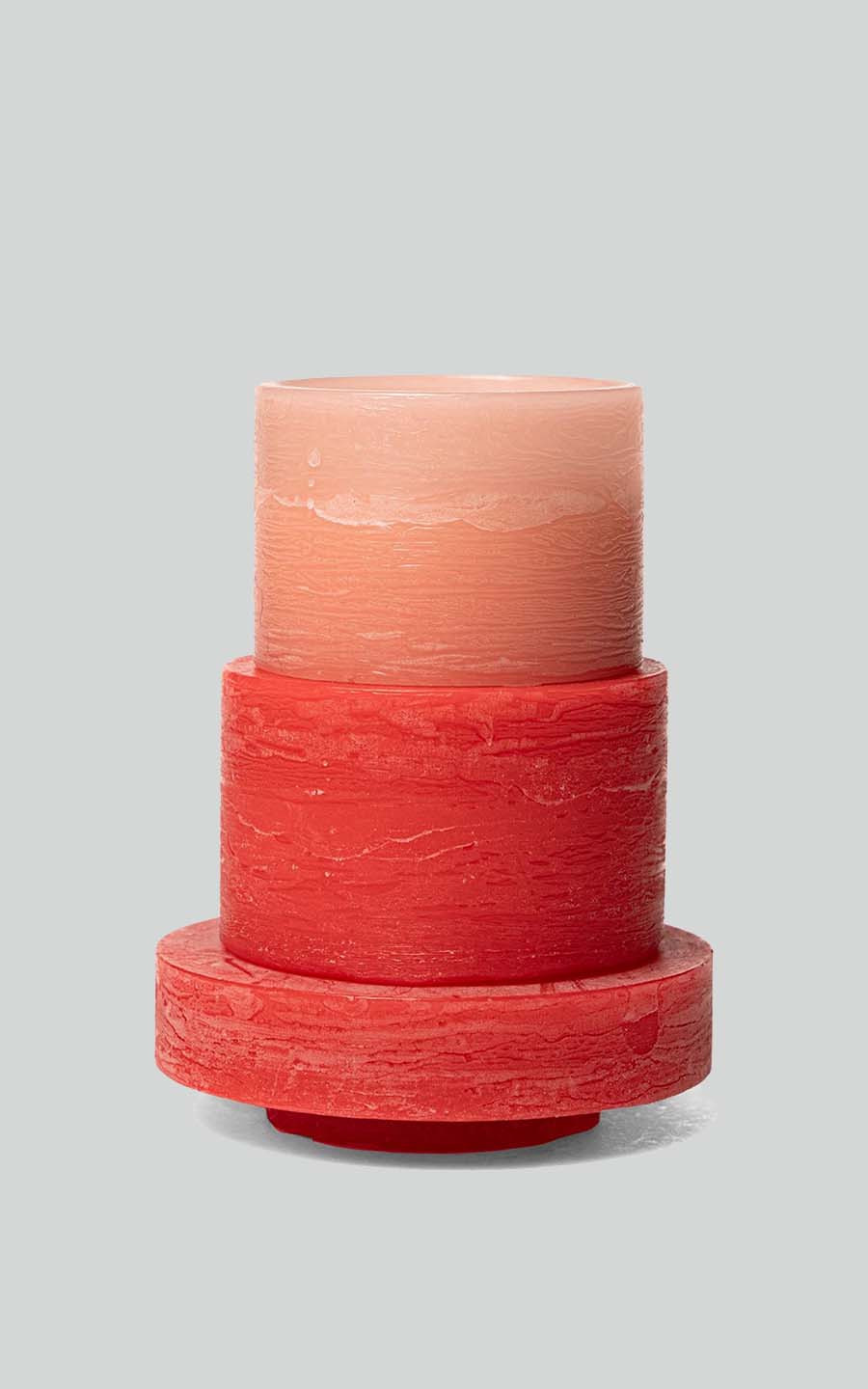 Roze Kaarsen en kaarsenhouders