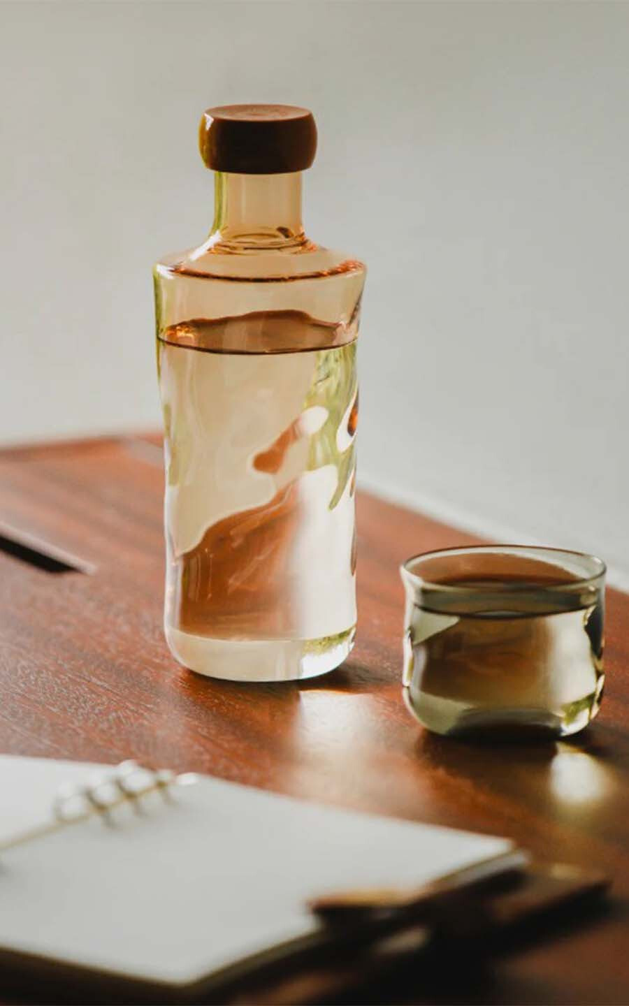 Bruin Servies en glazen