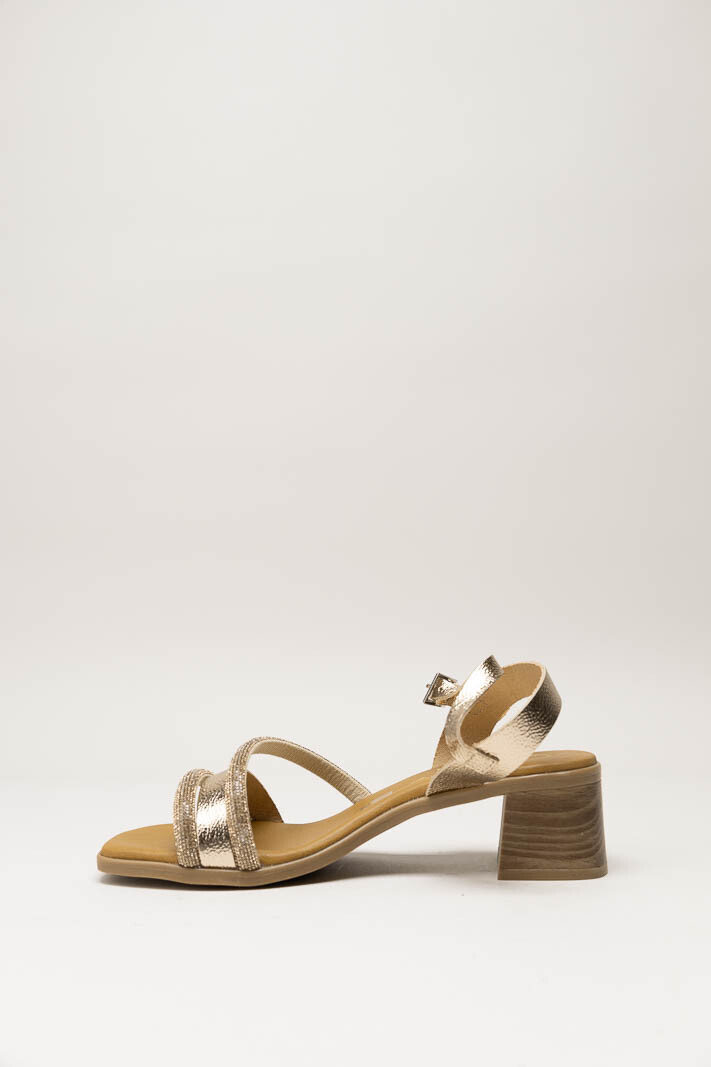 Goud Sandaal hak image