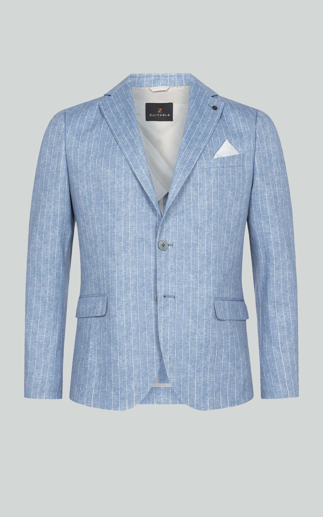 Lichtblauw Blazer