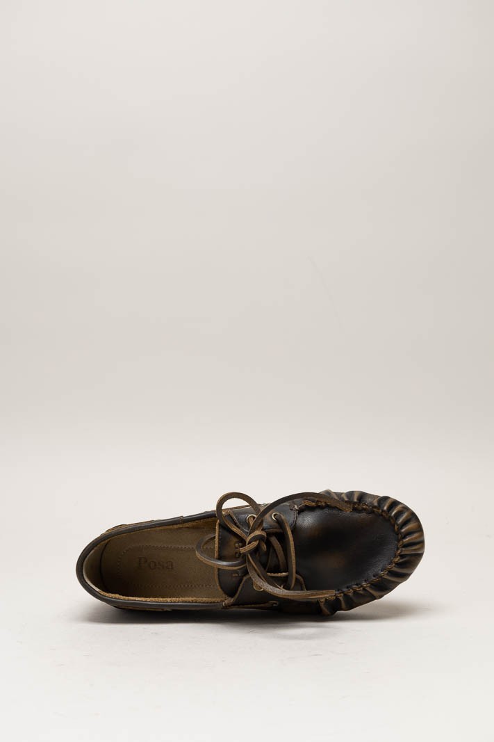 Donkerbruin Bootschoen image