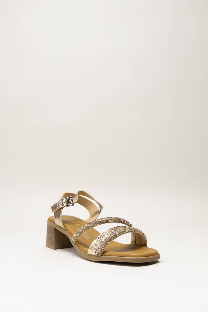 Goud Sandaal hak