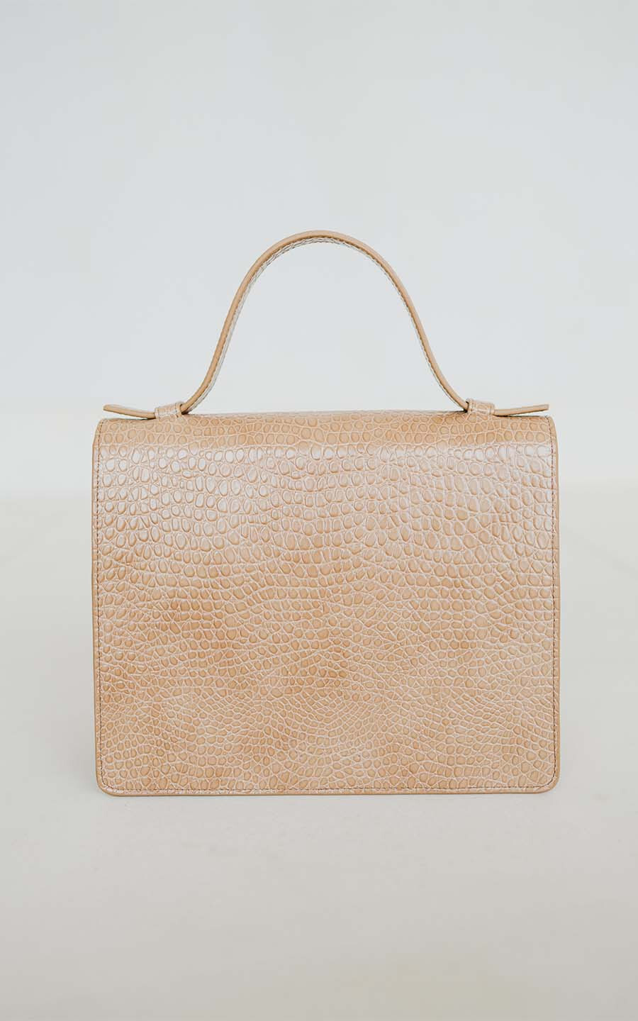 Lichtbruin Handtas image