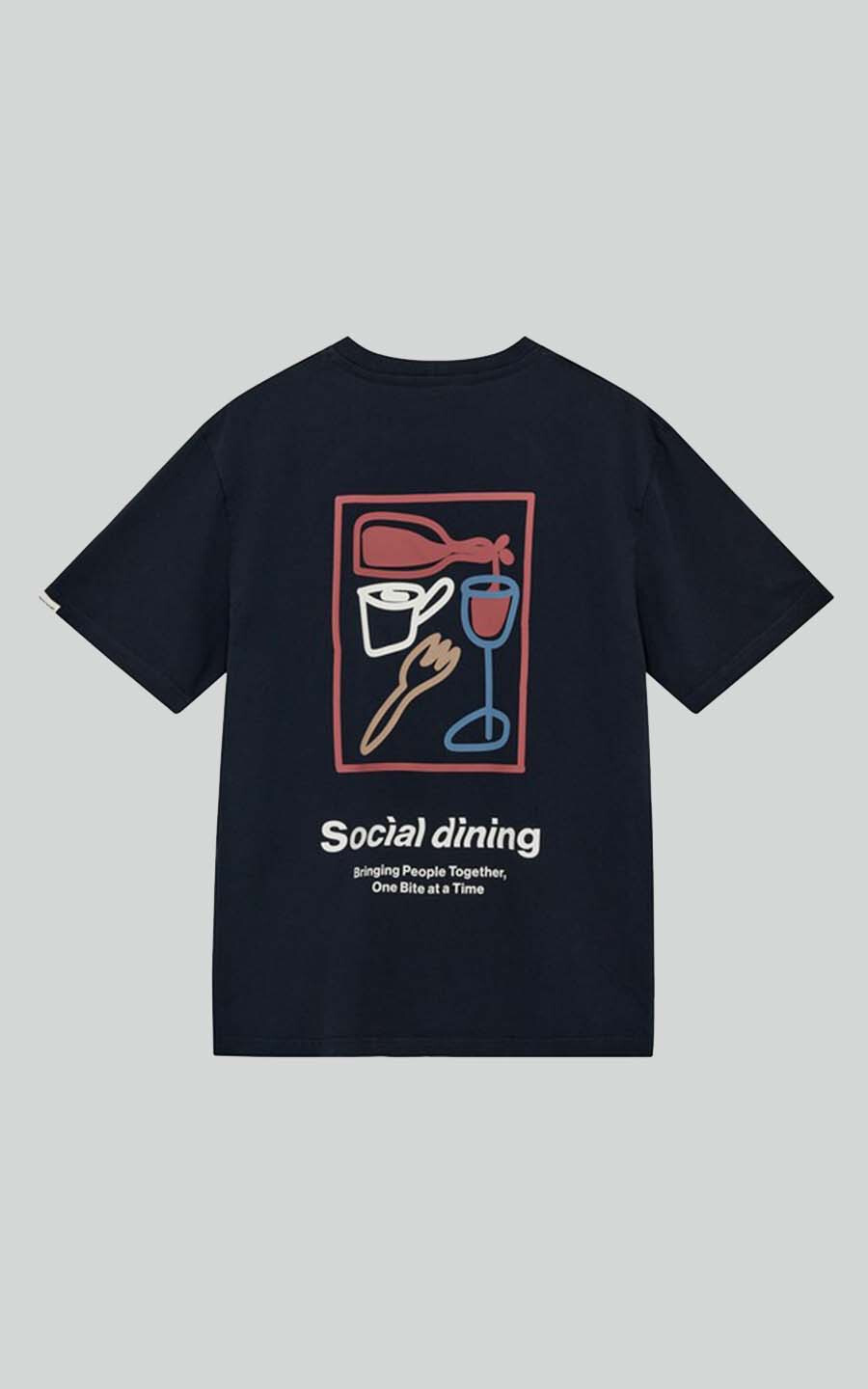 Donkerblauw T-shirt image