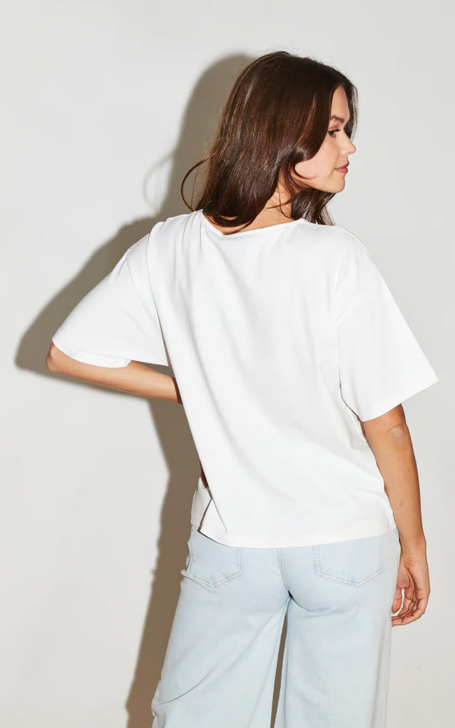 Wit T-shirt/top