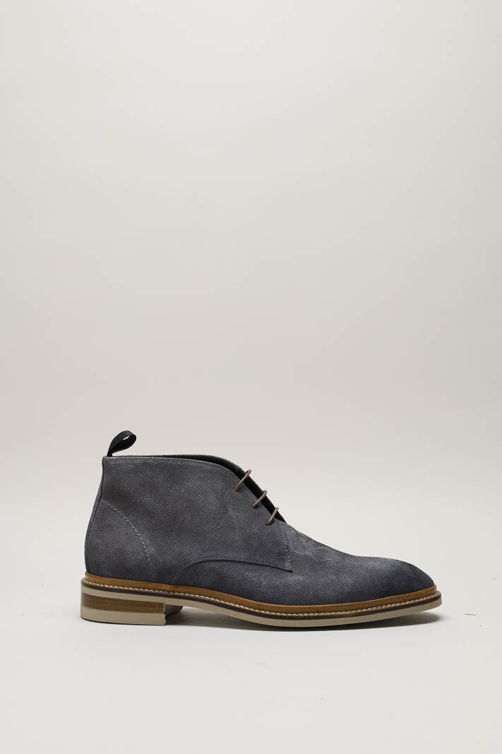 Grijs Veterschoen hoog
