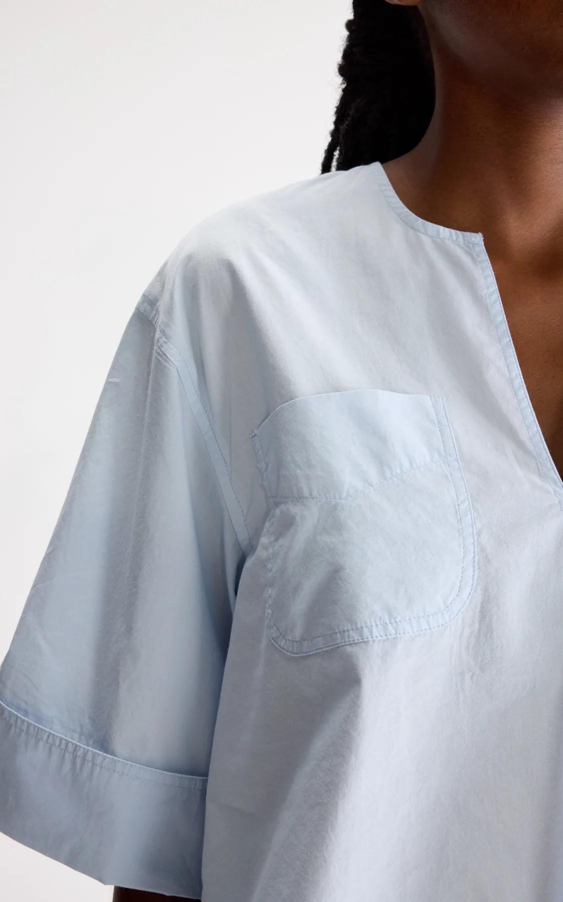 Lichtblauw Blouse image