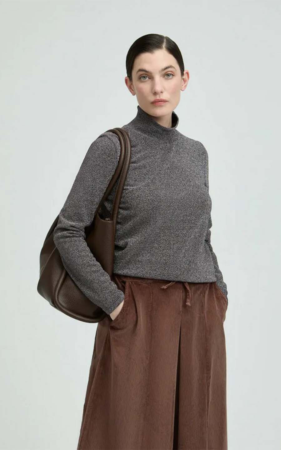 Taupe T-shirt/top