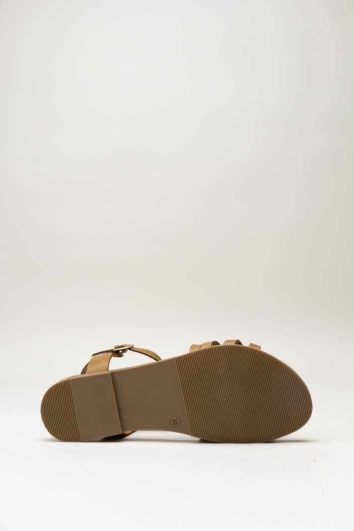 Bruin Sandaal plat image