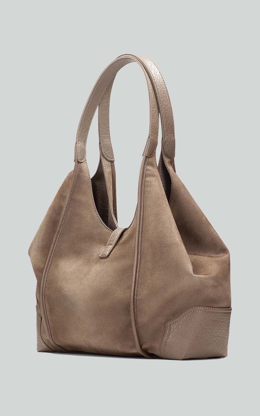 Taupe Schoudertas image