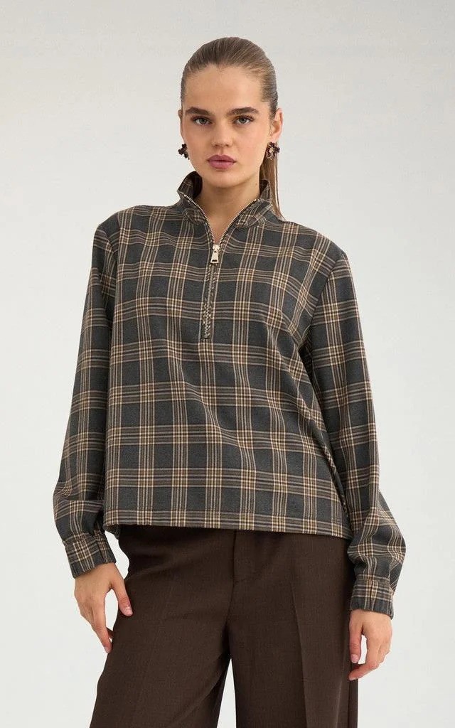Grijs Blouse