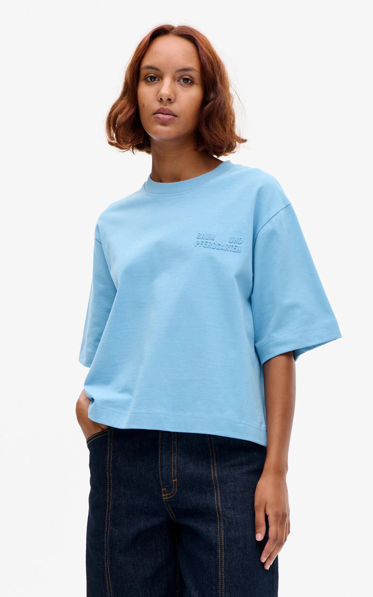 Blauw T-shirt/top
